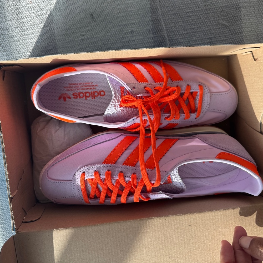 adidas Athletic Shoes in Pink and Orange